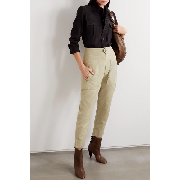 NWT Isabel Marant Raluni Tapered Pants Sz 32 - Picture 2 of 15